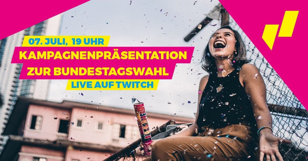 Kampagnenpräsentation zur Bundestagswahl 2021